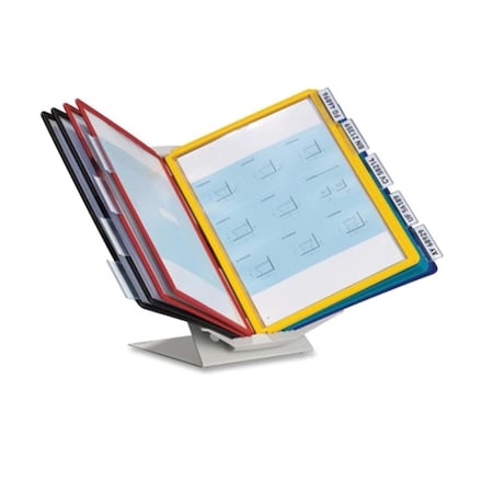 Paperperfect Display System 10- Panel Letter Desk- Wall Mount Asst. Panels PA528861